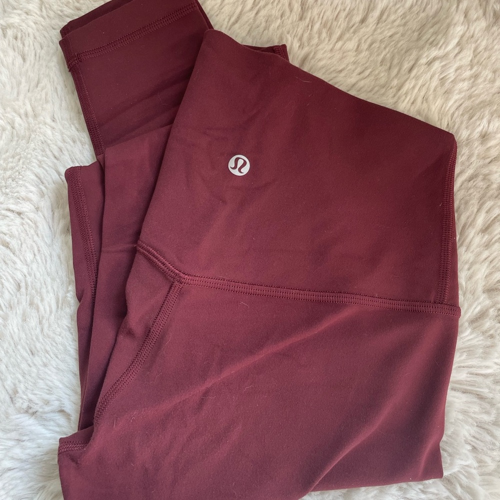 Lululemon Align maroon Leggings